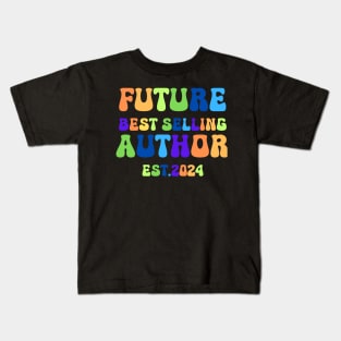 Future Best Selling Author Est. 2024 Kids T-Shirt